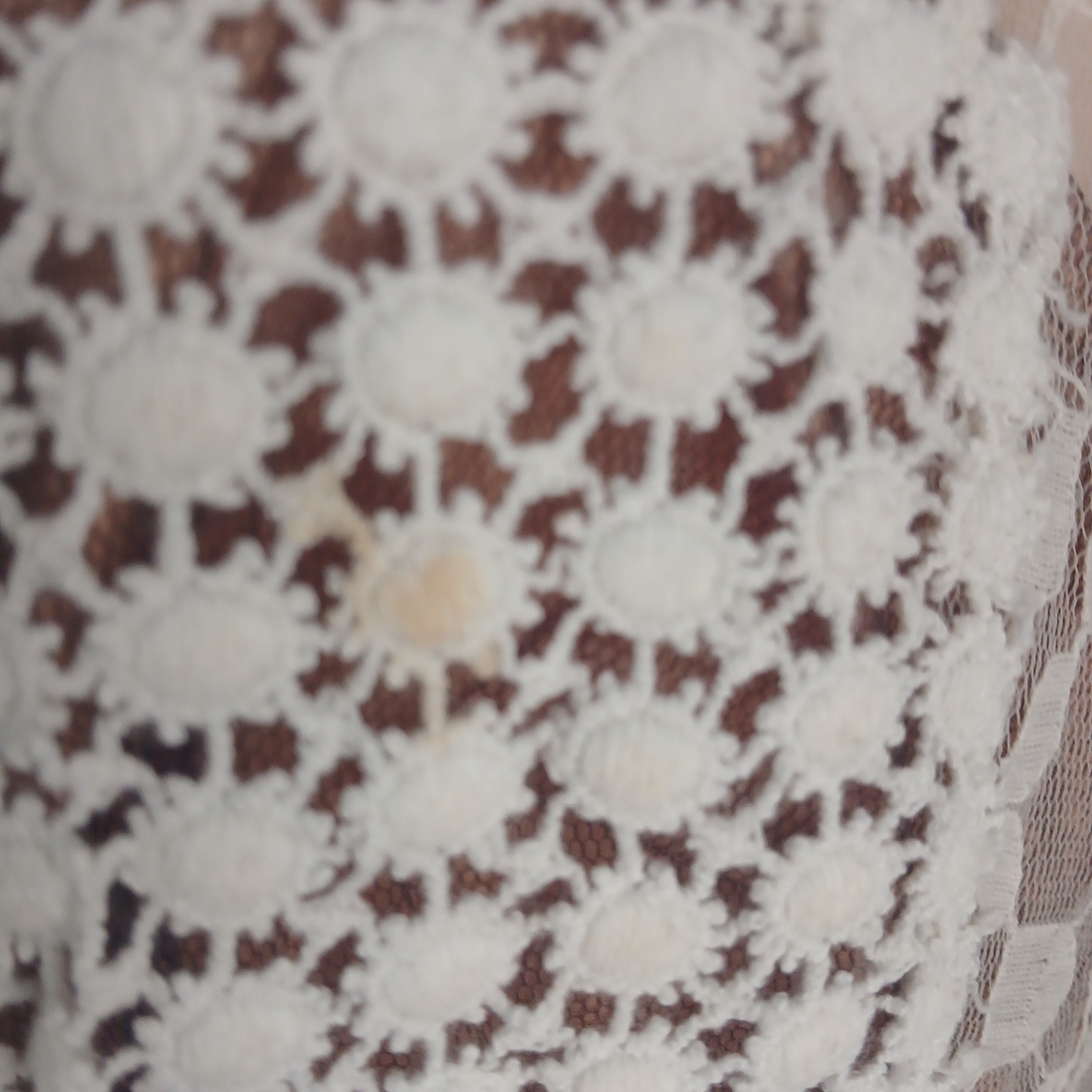 Byron Lars Cream Lace  Sleeve Dress - Picture 5 of 16